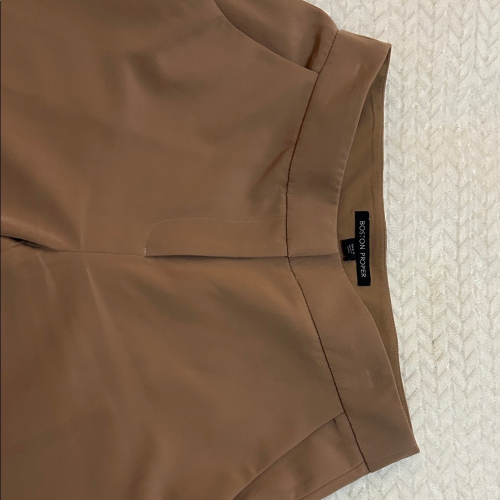 Set of 4 like-new Boston Proper Women's Trousers - Red, Tan, Pink, Cream - Picture 6 of 7